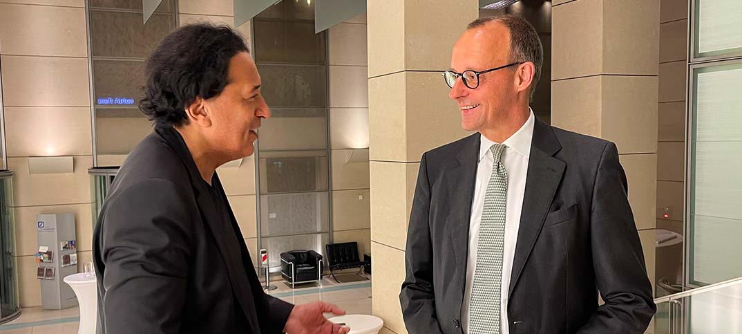 Friedrich Merz & Cherno Jobatey